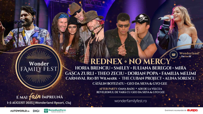 Wonder Family Fest la Cluj. Festival spectaculos pentru toate generațiile, în mijlocul naturii