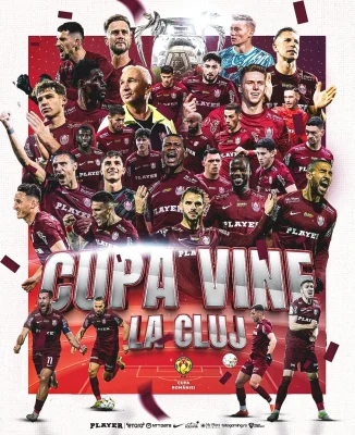 CFR Cluj a câștigata Cupa României: 3-2 cu Hermannstadt / Măldărăşanu: Am pierdut din cauza greşelilor noastre, nu pentru că adversarii au tras de timp