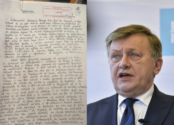 FOTO. Declaraţia dată de Crin Antonescu la Securitate în 1988 despre un prieten