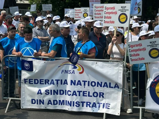 PROTESTUL Cartel ALFA s-a încheiat. Sindicaliștii, nemulțumiți de măsurile fiscale pentru reducerea deficitului bugetar