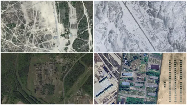 Ce arată imaginile prin satelit într-o zonă de la granițele NATO-Rusia