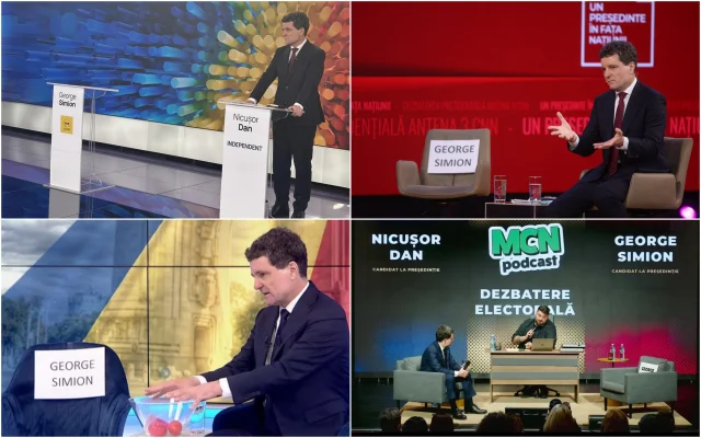 Emoticonul care a umplut secțiunea de comentarii de la postările lui George Simion, după ce a lipsit de la dezbaterile TV cu Nicușor Dan