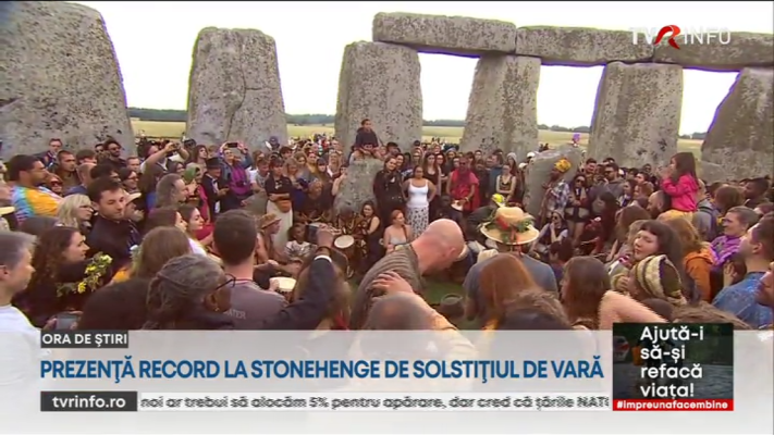Prezență record la Stonhenge, la solstițiul de vară