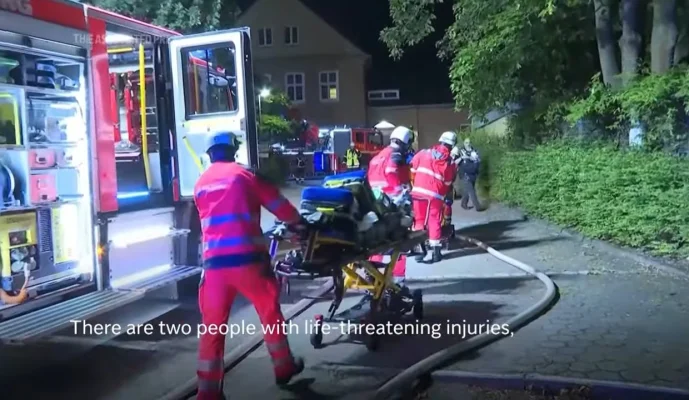 Trei morţi şi 55 de răniţi într-un incendiu la un spital din Hamburg