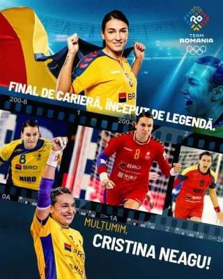 COSR: Ordinul ”Excelenţa Olimpică” pentru Cristina Neagu, pentru contribuţia sa la succesul sportului românesc