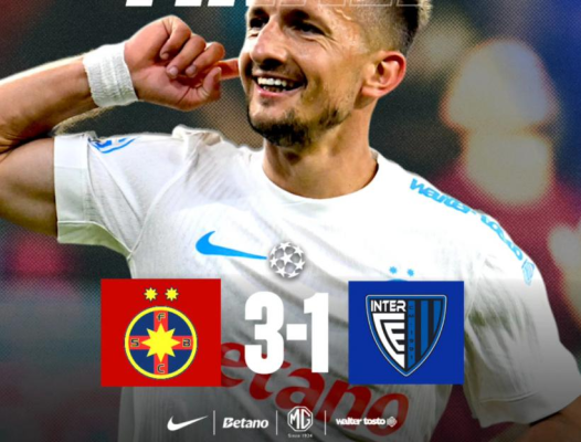 FCSB învinge pe Inter Club d'Escaldes în prima manșă din turul 1 preliminar al Ligii Campionilor