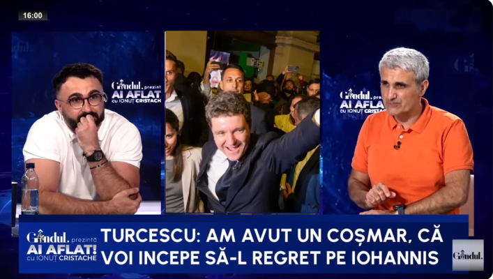 Robert Turcescu: Casa de lângă mine a desfăcut șampania. Au trecut 4 săptămâni. Asta ați votat, asta aveți. Anularea alegerilor = crimă”