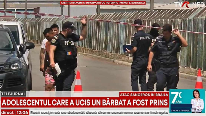 Adolescentul care a ucis un bărbat în centrul Brăilei a fost prins