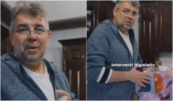 Ce şi-a cumpărat Marcel Ciolacu de la supermarket: "Haul cu produse româneşti, nu am probleme cu colesterolul"