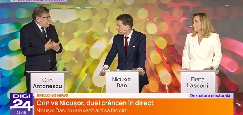 Foc încrucișat. Crin: „Cât mai blocați investițiile în București?” Nicușor: „Îi invit pe bucureșteni să vorbească cu provincia”