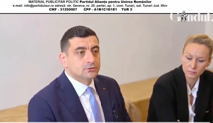 George Simion, MESAJ către Franța: „Este timpul să ne lăsați să alegem liber”