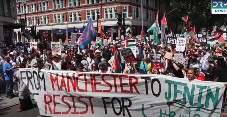 VIDEO Zeci de mii de persoane au manifestat la Londra şi Berlin pro-Iran și pro-palestinieni