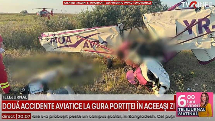 Anchete în urma tragediei aviatice din zona Gura Portiței. Pasagerul scăpase dintr-o aterizare forțată cu câteva ore înainte