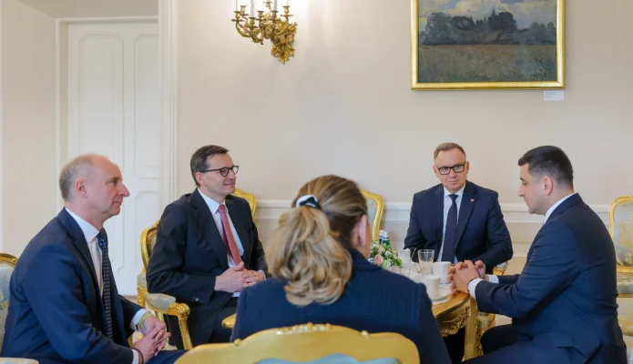Polonia: Președintele Andrzej Duda l-a primit pe George Simion la Palatul Prezidențial