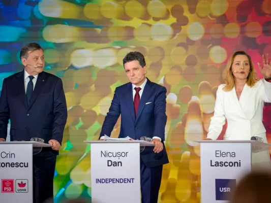 Live ora 20.00. Crin Antonescu, Elena Lasconi, Nicușor Dan, dezbatere la Palatul Parlamentului
