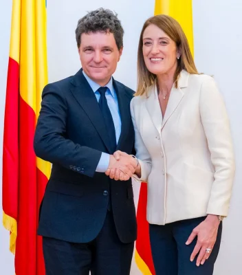 Președinta Parlamentului European, Roberta Metsola, după întâlnirea cu Nicușor Dan: Împreună pentru Europa. Împreună pentru România