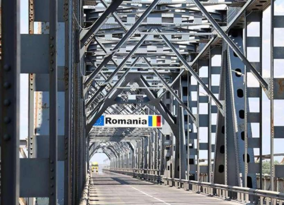 Trafic în condiții de aglomerație pe Podul Prieteniei, între Giurgiu și Ruse
