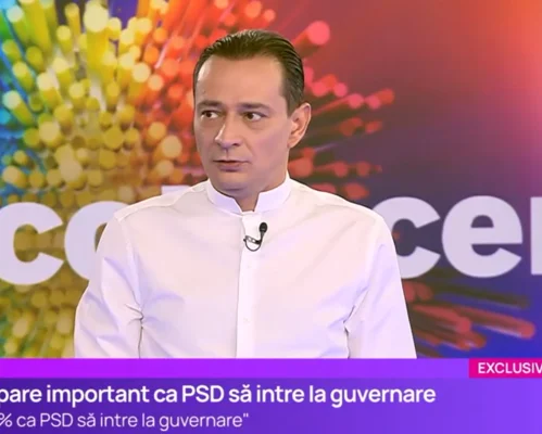 Daniel Băluță: Eu spun că, peste 50%, PSD va intra la guvernare. Niciodată, PSD nu va face alianță cu AUR