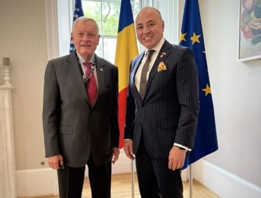 Ambasadorul României în Statele Unite s-a întâlnit cu Keith Kellogg, emisarul special al preşedintelui Trump pentru Ucraina
