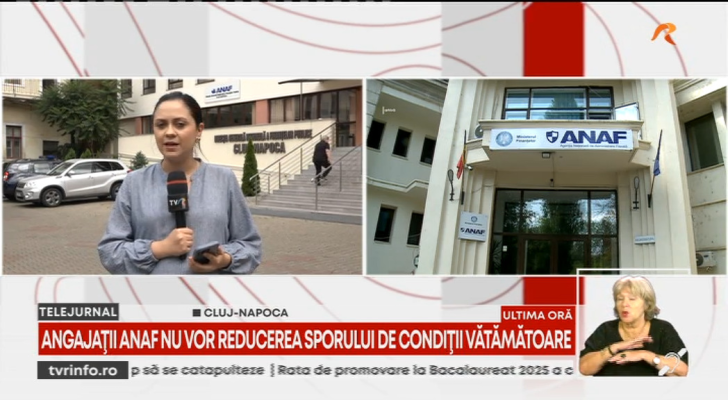 Angajaţii ANAF au protestat în mai multe orașe din țară, față de intenţia Guvernului de a reduce sporul pentru condiții vătămătoare