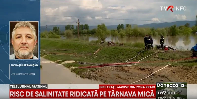 Criză de apă în Târnava Mică: uzinele de la Fântânele și Târnăveni, în pericol de închidere. Apa nu mai este potabilă nici pentru animale