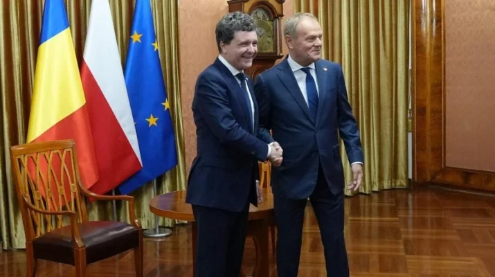 FOTO UPDATE Nicușor Dan în Polonia, prima vizită externă după ce a fost ales președinte: ”Așa cum ei m-au susținut pe mine, vreau și eu să-i susțin pe ei”