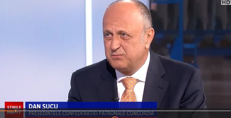 Dan Șucu: „România este cea mai de succes poveste din UE. Această deteriorare este indusă de o clasă politică iresponsabilă”