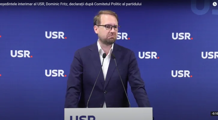 Decizia Comitetului Politic al USR reconfirmă sprijinul oficial al partidului pentru Nicușor Dan