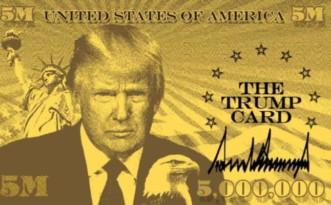 Trump a prezentat „cardul de aur”, viza pentru SUA care costă 5 milioane de dolari
