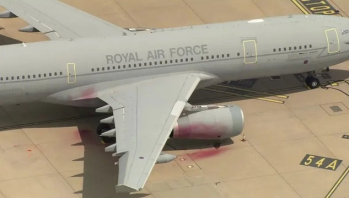 Activişti pro-palestinieni au avariat avioane la o bază militară britanică - VIDEO