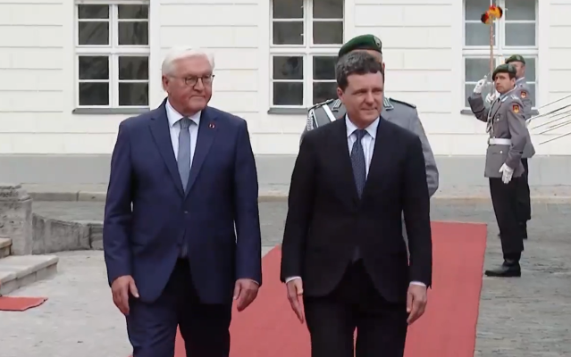 VIDEO Nicuşor Dan a fost primit la Berlin de preşedintele Germaniei / Programul complet al vizitei oficiale