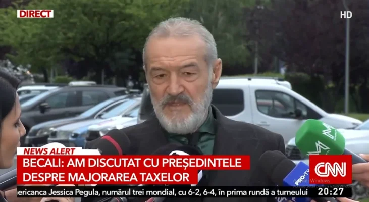 Gigi Becali: Românii care au bani la bănci străine să investească în companiile de stat