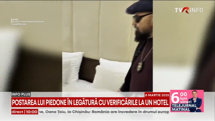 Imagini cu controlul făcut de Piedone la hotelul din Sinaia, în martie