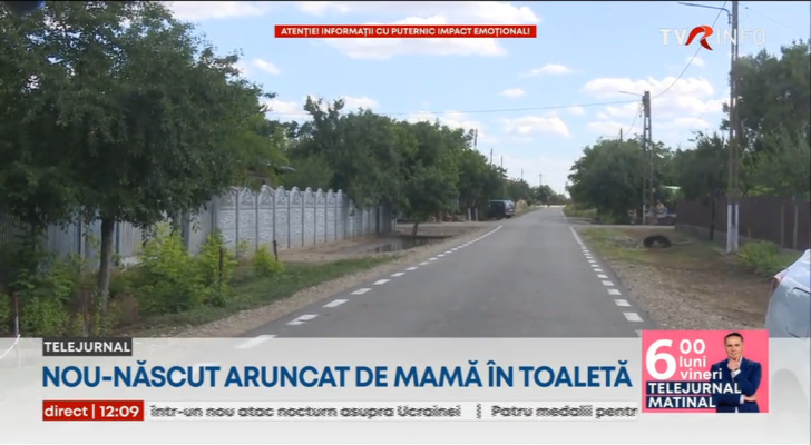 O femeie din Buzău şi-a aruncat copilul nou-născut în toaleta din curte. Bebeluşul a murit sufocat