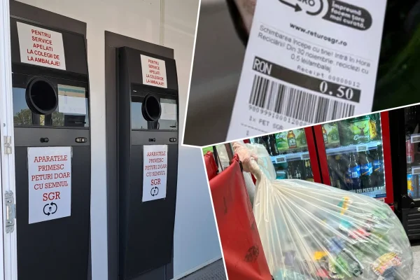 Dispare garanţia de 50 de bani! Schimbare majoră la punctele de reciclare via UE, ce se întâmplă cu sistemul SGR