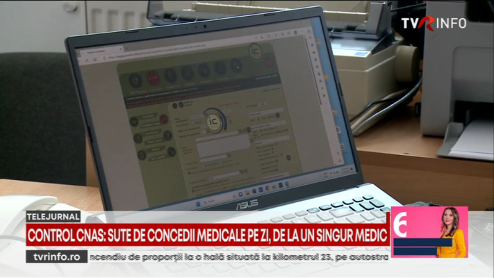 Casa de Asigurări de Sănătate a descoperit, la un control, sute de concedii medicale, pe zi, de la un singur medic