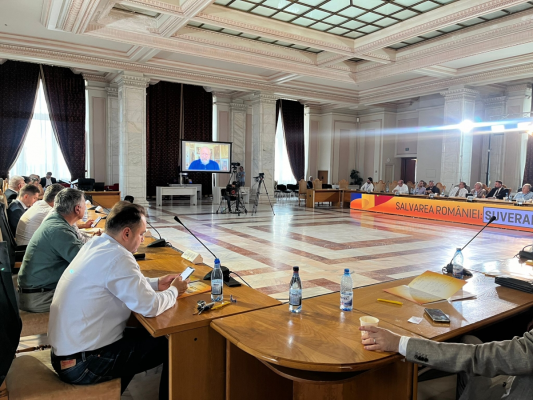 Tabăra suveranistă adună ostași ca să 'atace' Guvernul: Enache (AUR): 'Vitejia de la televizor nu ajută românii. Veniți și votați moțiunea!'