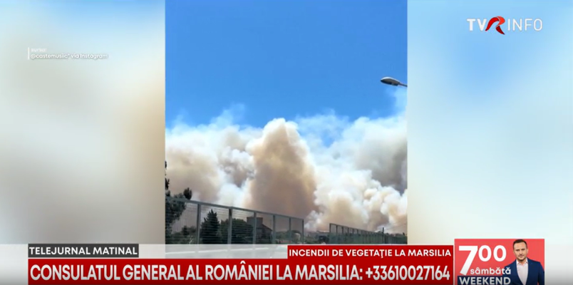 Incendii masive în Marsilia: MAE avertizează cetățenii români. Zboruri anulate sau întârziate din cauza incendiilor
