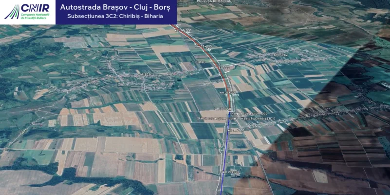 CNIR: Ordinul de începere pentru lotul Chiribiș-Biharia (A3) a fost emis