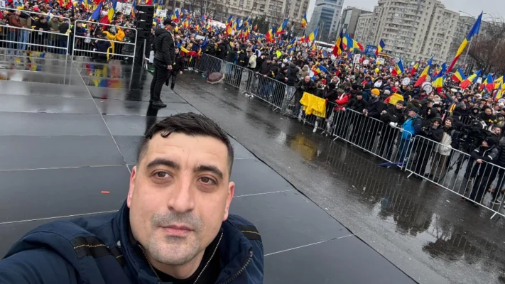Mobilizare masivă, românii ies în stradă pe 26 mai. Protest pașnic în Capitală, oamenii s-au unit după mesajul lui George Simion