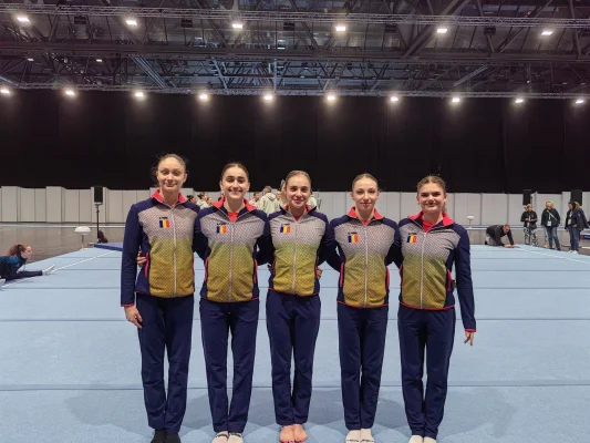 Echipa feminină de gimnastică artistică a României a ocupat locul 4 la Europenele de la Leipzig
