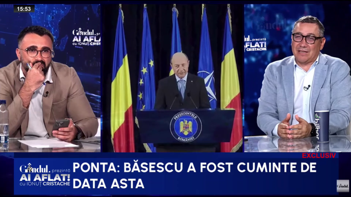 Victor Ponta, despre Traian Băsescu: „A fost cuminte de data asta”