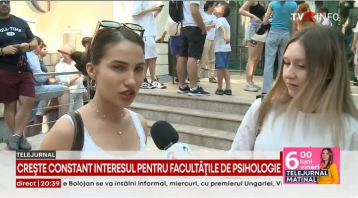 Examen de foc la Facultatea de Psihologie a Universităţii Bucureşti. 27 de candidaţi se bat pentru un loc la buget