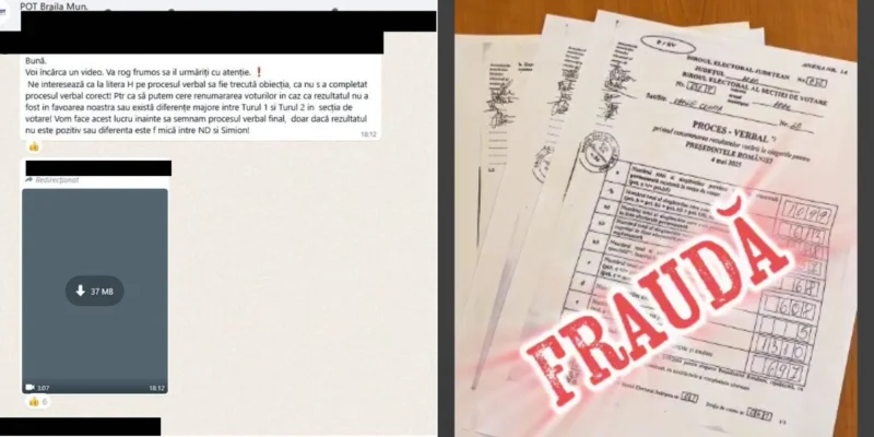 VIDEO/FOTO Instructaj primit de delegați ai partidului extremist POT să depună „întâmpinări” în secțiile de votare unde rezultatul este „prost” pentru George Simion sau există diferențe între Turul I și II
