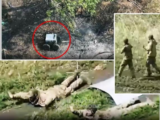 Pentru prima dată, soldații ruși s-au predat unei patrule formate doar din roboți și drone / O poziție fortificată rusă a fost complet neutralizată, iar ocupanții ei au fost luați prizonieri de către aparate