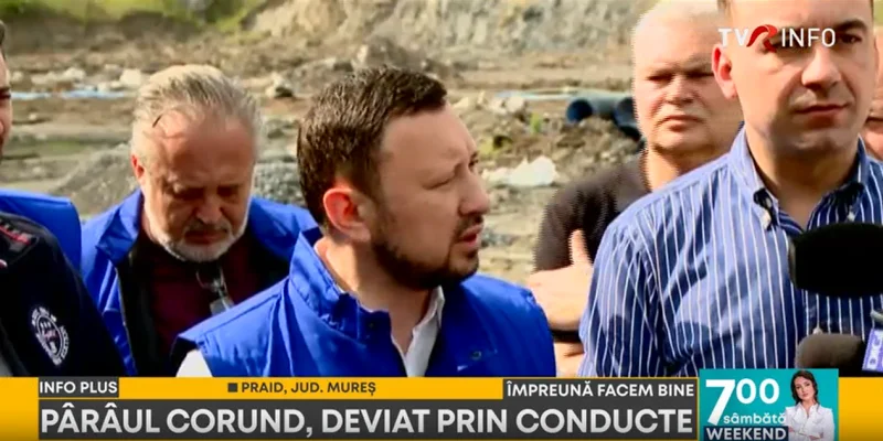 Mircea Fechet spune că problemele cu apa potabilă din Mureș ar urma să se termine la 1 iulie