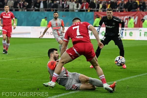 Dinamo - FCSB 1-2, în play-off. În acest sezon, „roș-albaștrii” au patru victorii din patru meciuri cu dinamoviștii