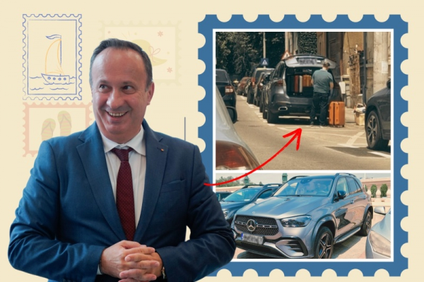 VIDEO Adrian Câciu (PSD), în vacanță cu bolidul la care zicea că renunță. A cui e mașina care nu apărea în declarația sa de avere