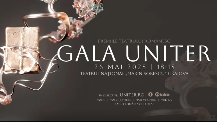 Ediţia a XXXIII-a a Galei Premiilor UNITER are loc în această seară, la Craiova. Evenimentul va fi transmis în direct de Televiziunea Română