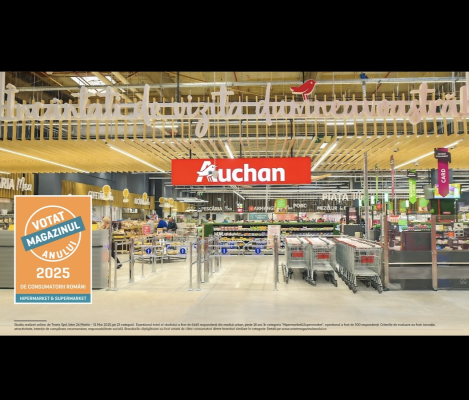 Auchan România, votat „Magazinul Anului 2025” în retailul autohton și premiat pentru produse marcă proprie românești